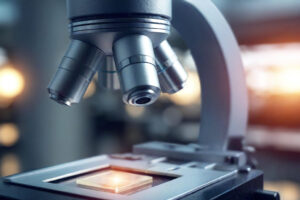 Depositphotos_819654698_XL IA scienza ricerca laboratorio microscopio vita artificiale