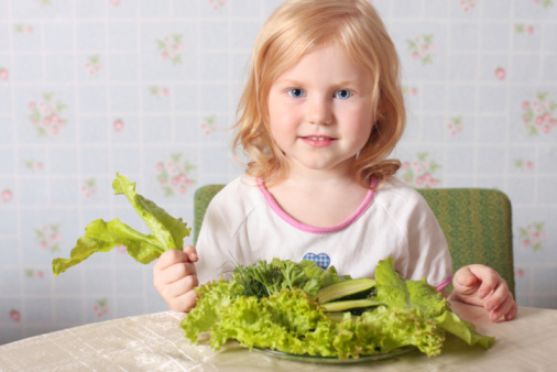 bambini verdura