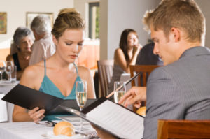 coppia menu ristorante