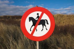 cavallo divieto