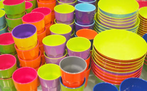 piatti bicchieri utensili plastica melamina