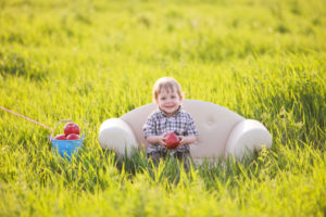 bambino frutta natura