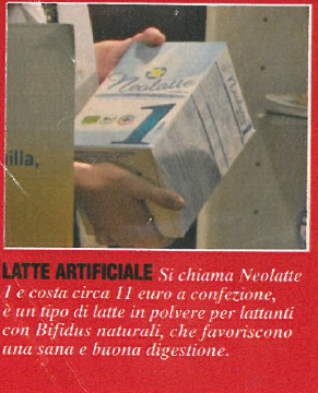 Belen Rodriguez latte Chi 