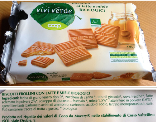 olio di palma biscotti coop novellini 