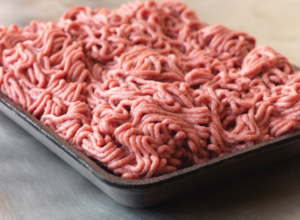 carne separata meccanicamente in una vaschetta