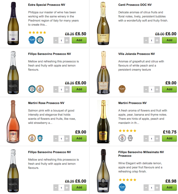 prosecco asda