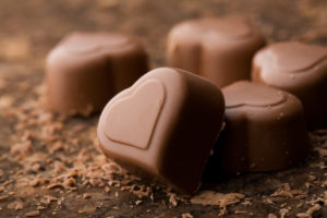 cioccolatini a forma di cuore