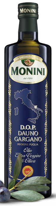 monini olio extra vergine Dauno-Gargano DOP