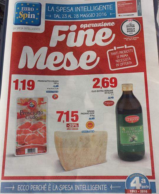 olio extravergine di oliva sottocosto eurospin