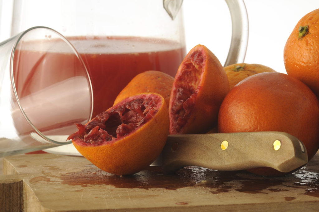 Spremuta d arancia bucce pastazzo