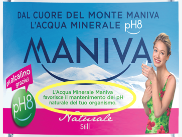 acqua alcalina ph8-maniva