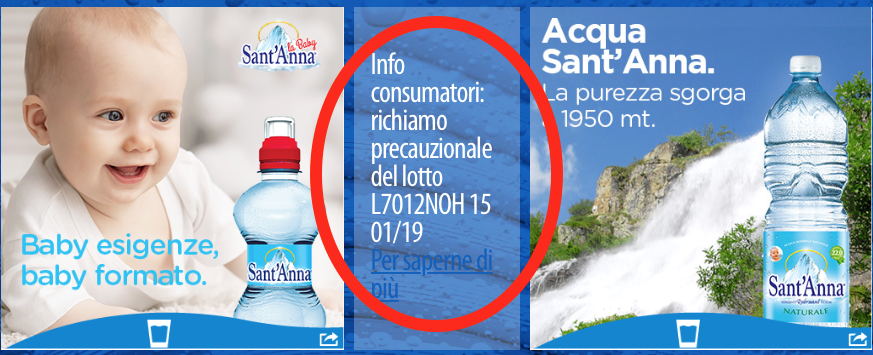 Comunicazione richiamo Sant'Anna