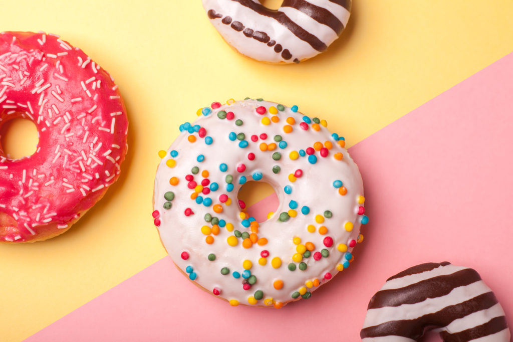 ciambelle glassa dolci