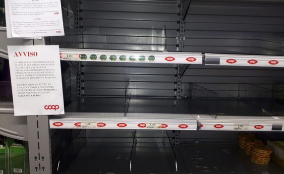 Scaffali uova Coop 10.2017