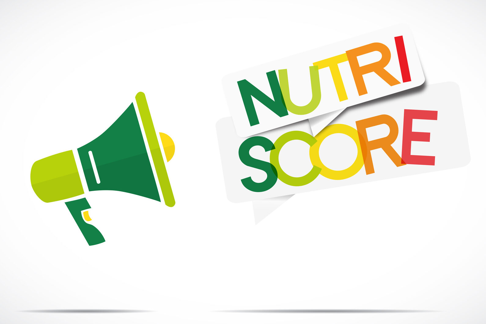 Megafono accanto alla scritta Nutri-Score