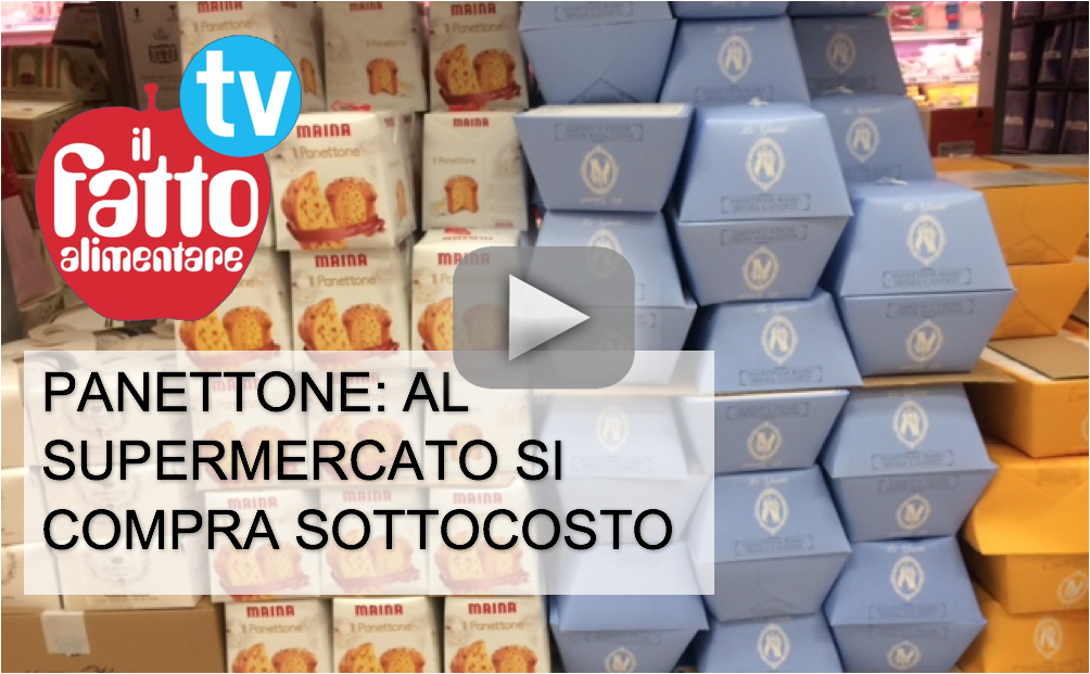 Video panettone al supermercato