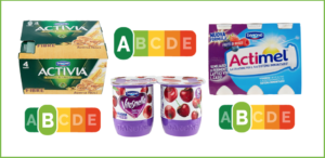 nutri-score danone activia actimel vitasnella etichette a semaforo