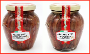 alacce in olio di semi di girasole capricci di franciacorta vasetti