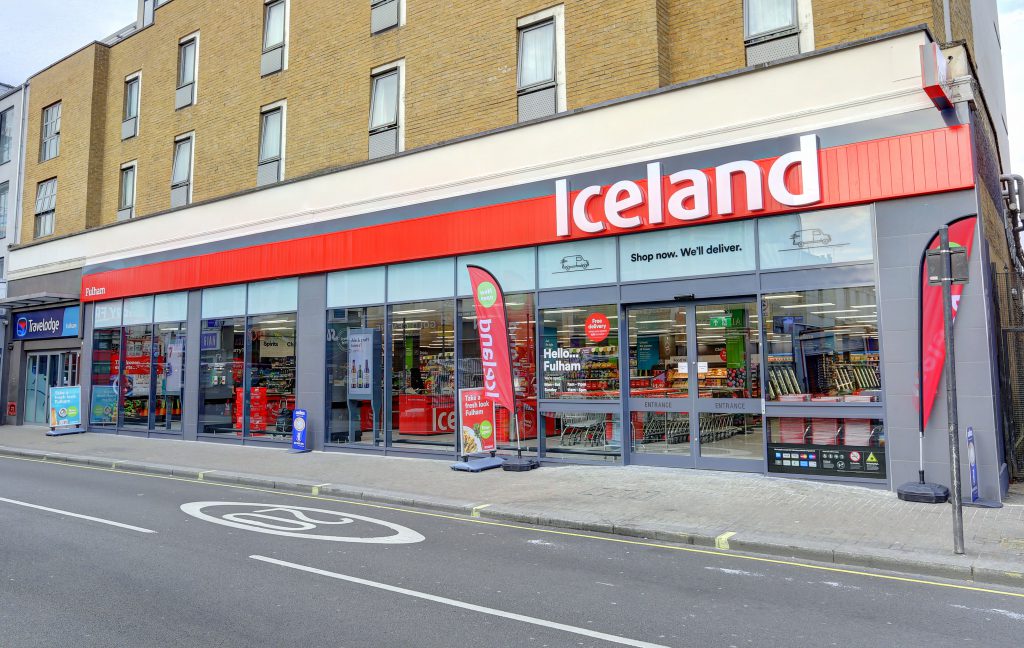 Iceland supermercato surgelati