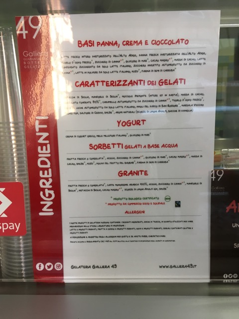 Galliera 49 gelateria gelato bologna