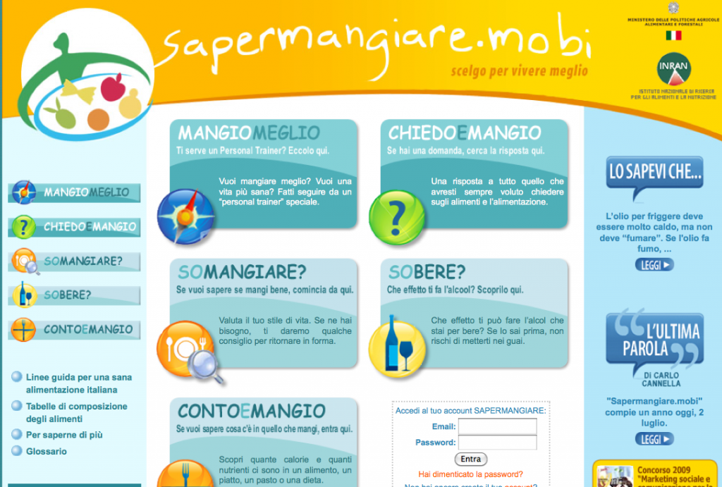 sapermangiare.mobi
