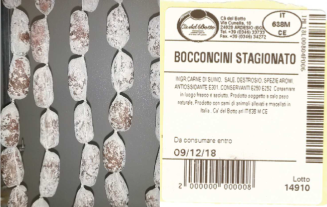 bocconcini stagionati richiamo