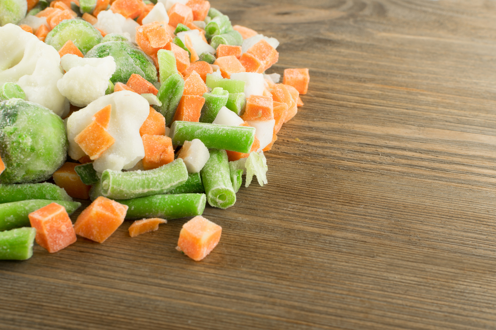Verdure surgelate miste (cavolfiore, carota, fagioli)
