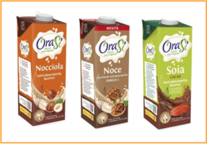 orasi bevande vegetali nocciola noce soia-cacao richiamo