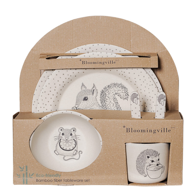 bamboo Alex Serving set Bloomingville richiamo 2018