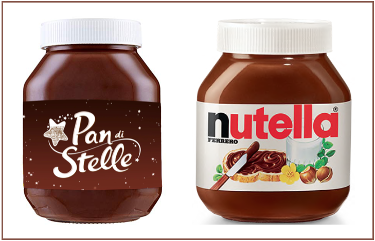 nutella ferrero crema spalmabile nocciole pan di stelle mulino bianco barilla