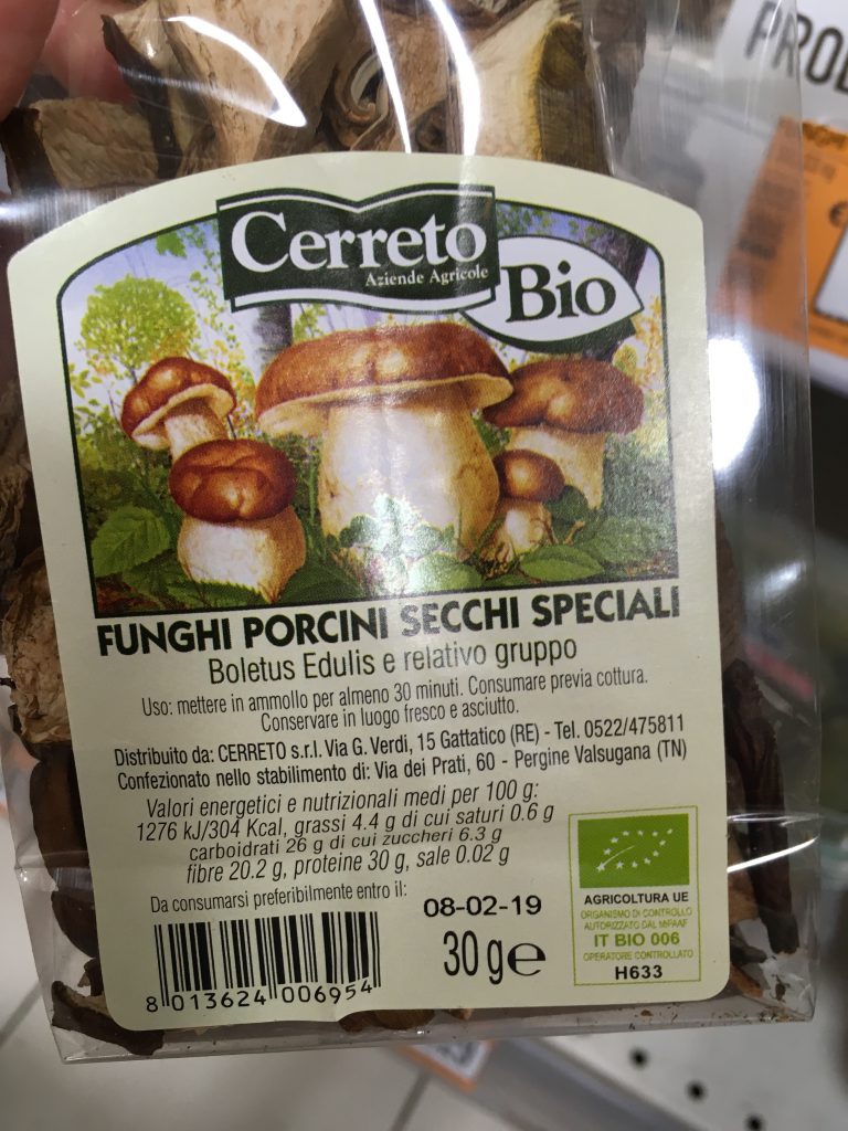 funghi porcini secchi 