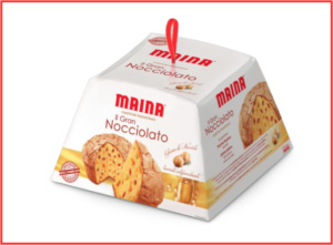 maina panettone gran nocciolato richiamo