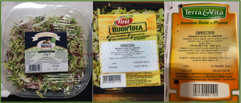 insalata capricciosa richiamo listeria