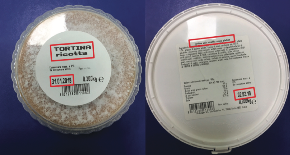 richiamo tortina alla ricotta stabinger etichetta