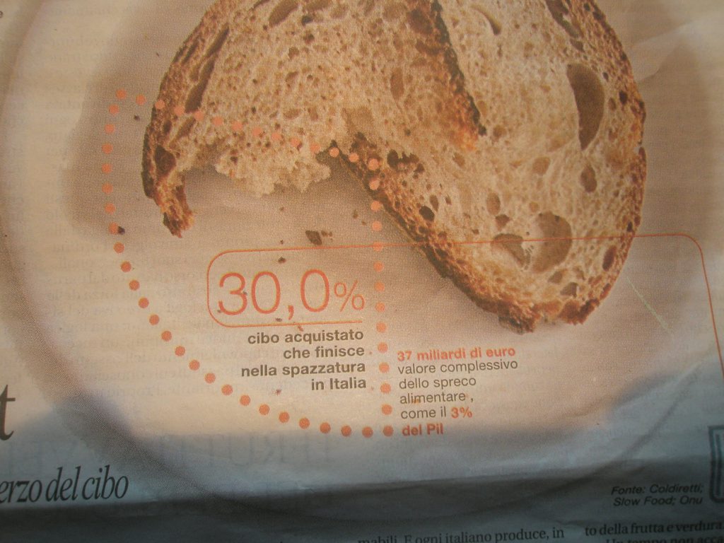 Spreco alimentare la repubblica 25 ottobre 2010