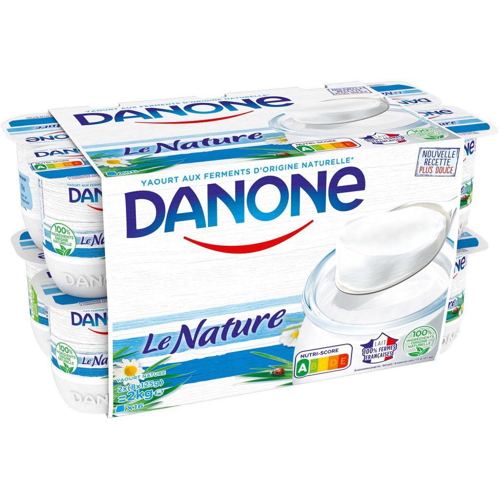 danone bianco Nutri Score Francia