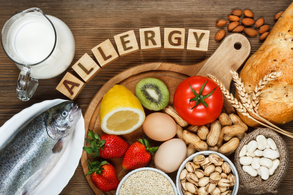 Allergy food allergie alimentari