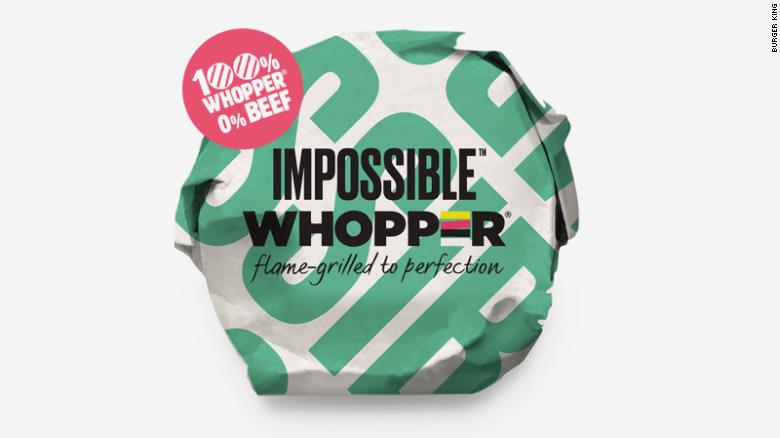 impossible whopper burger king