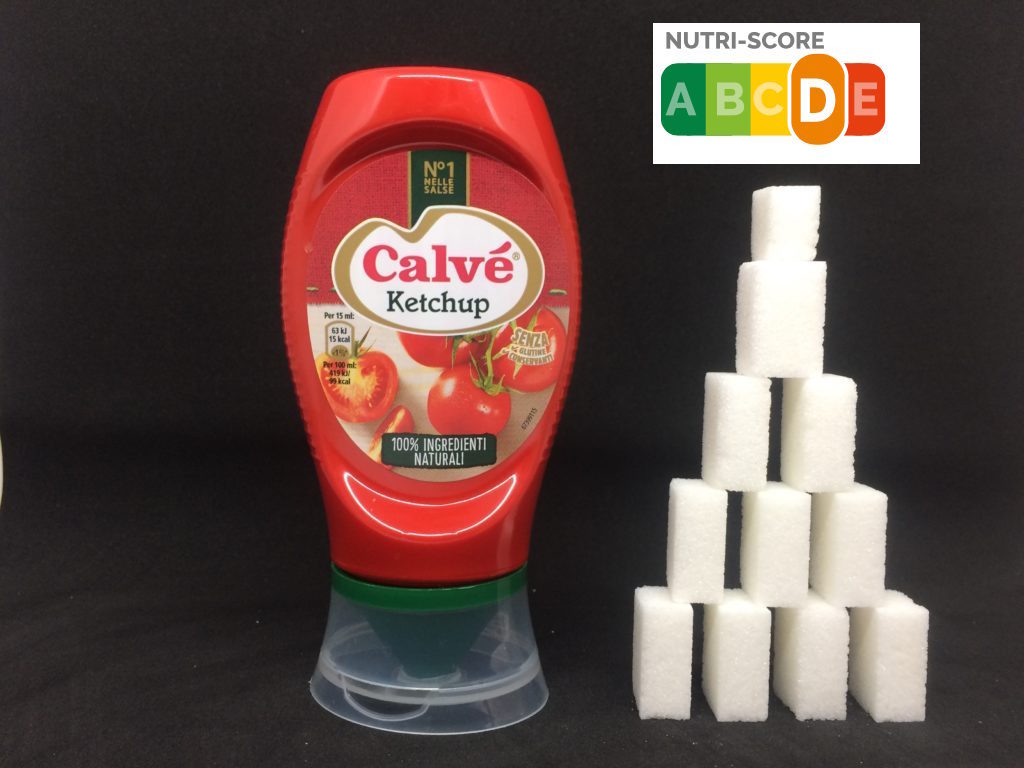 ketchup calve zollette zucchero 