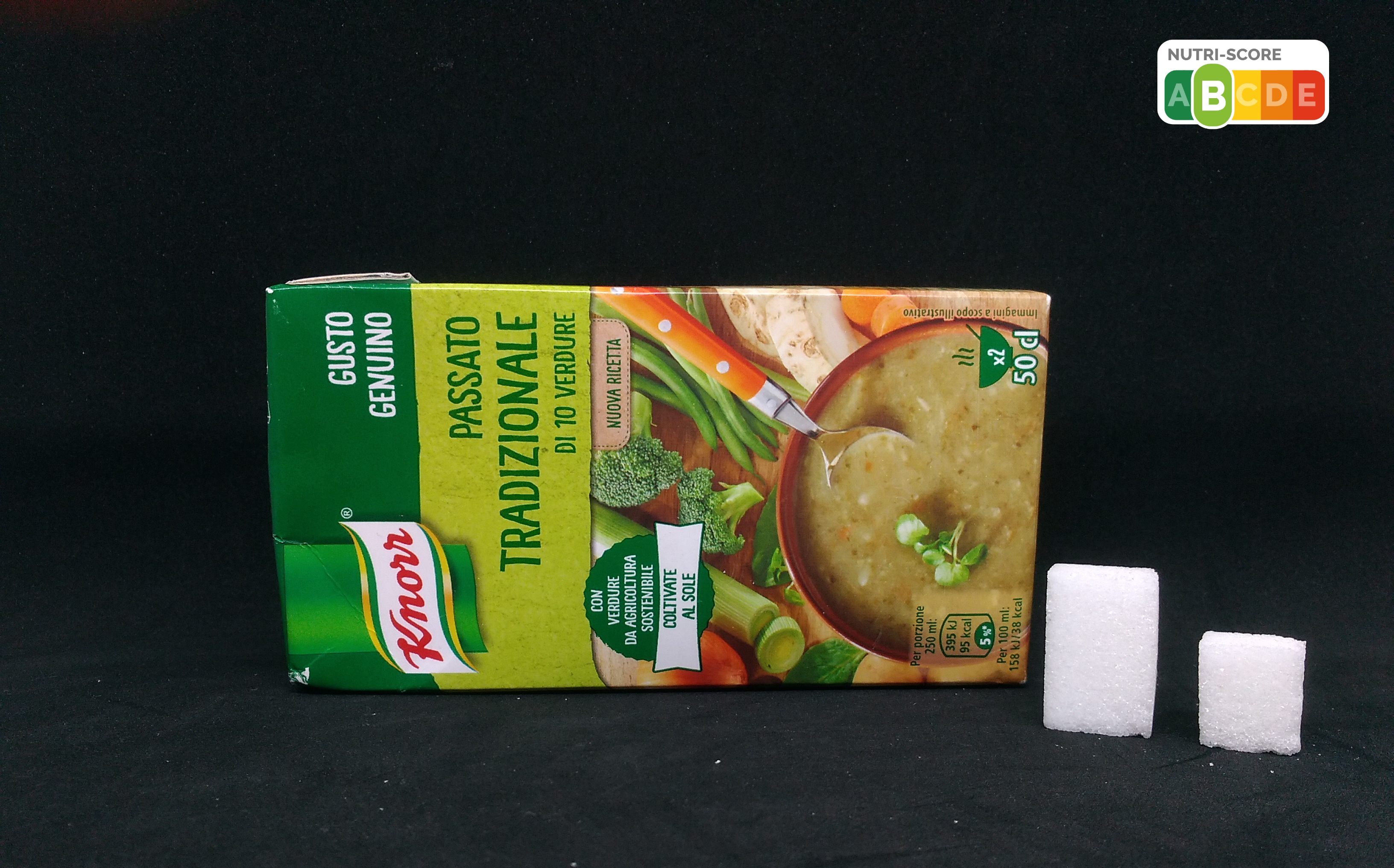 passato tradizionale knorr zucchero zolletta nutriscore