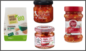 richiami farina farro conad aglio olio peperoncino conserve nonna eccellenze italia polli