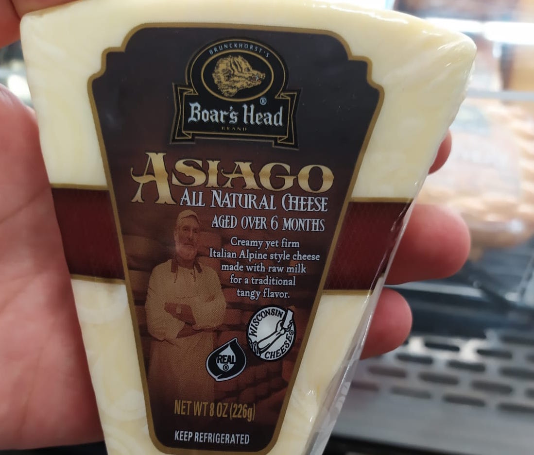 Asiago Alaska