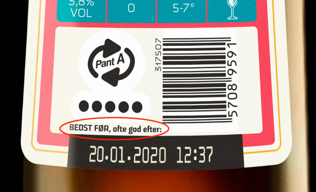 calrsberg etichetta scadenza