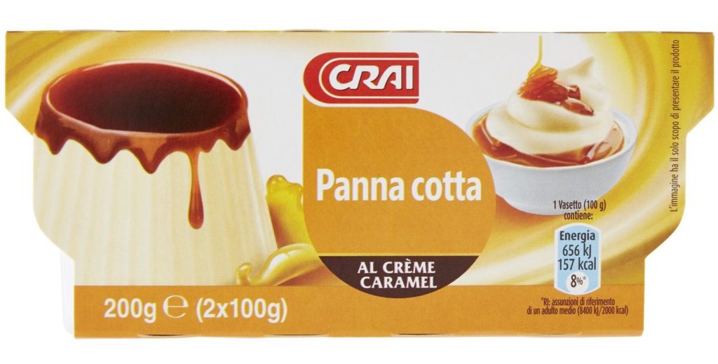 Crai Panna cotta Al Crème Caramel 2 x 100 g