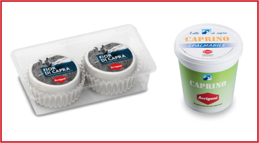 formaggi fior di capra fiorone caprino spalmabile arrigoni