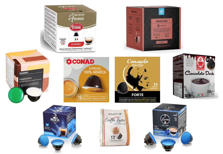 richiamo capsule compatibili dolce gusto