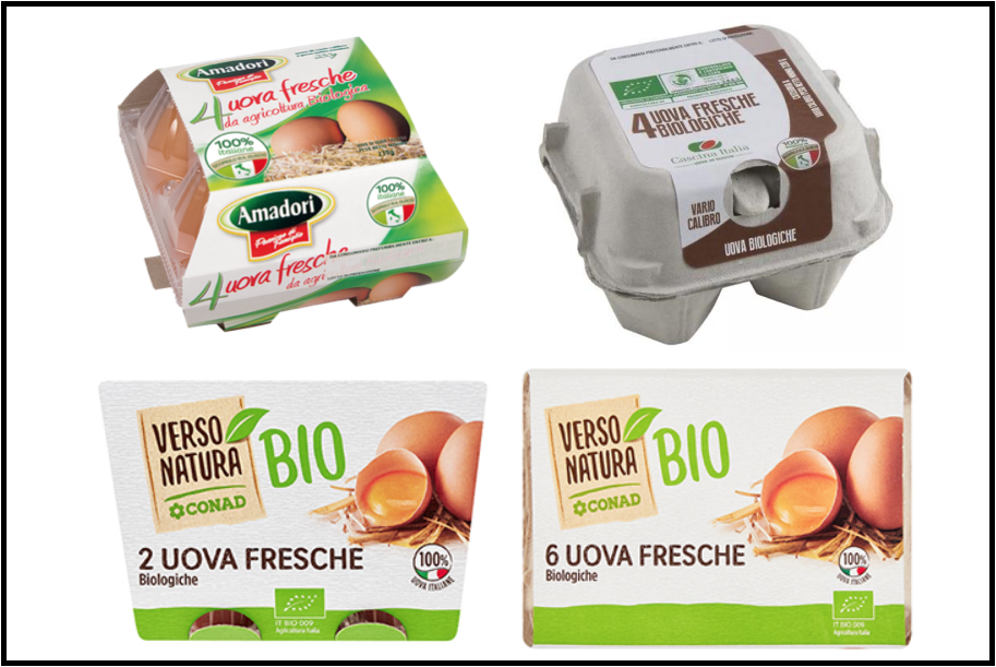 richiamo uova biologiche amadori cascina italia conad