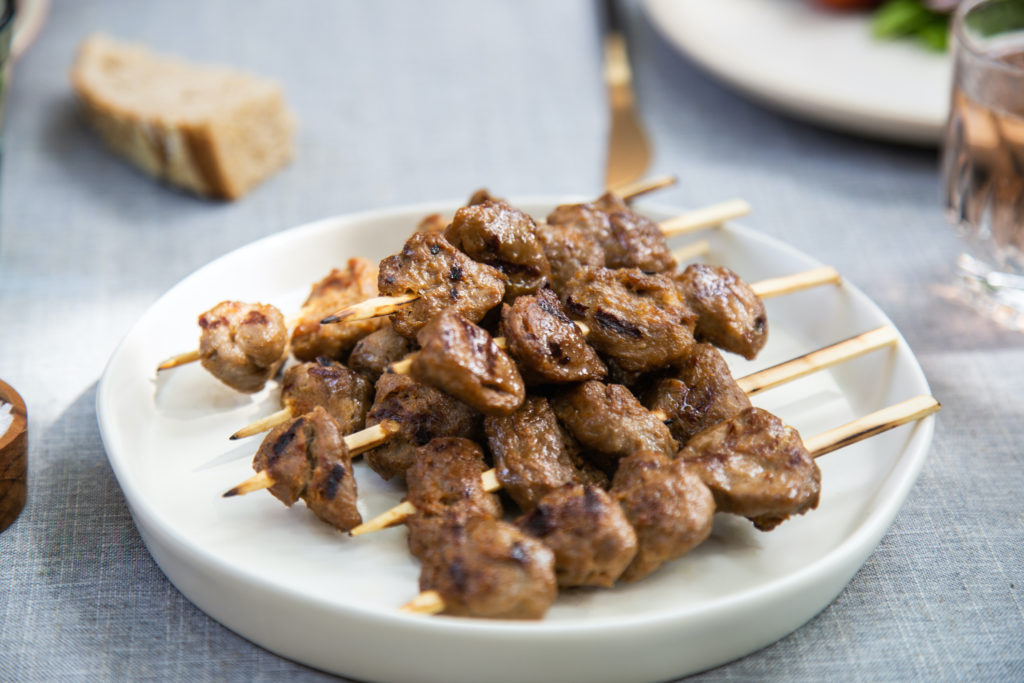 carne coltivata spiedini anatra memphis meat