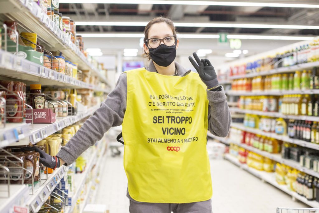pettorine coop lombardia coronavirus