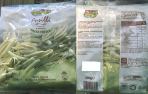 richiamo eurospin pasta fresca fusilli tre mulini